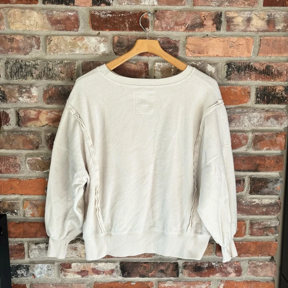 American Eagle Big Hug Reversible Fleece Sweatshirt, XS - Picture 5 of 6